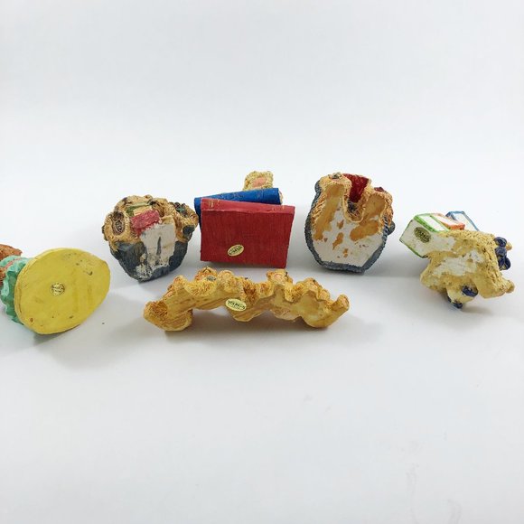 Vintage YOUNG'S Resin Bear Figurines - Rustic Baby Bears Nursery Collection - Picture 9 of 14